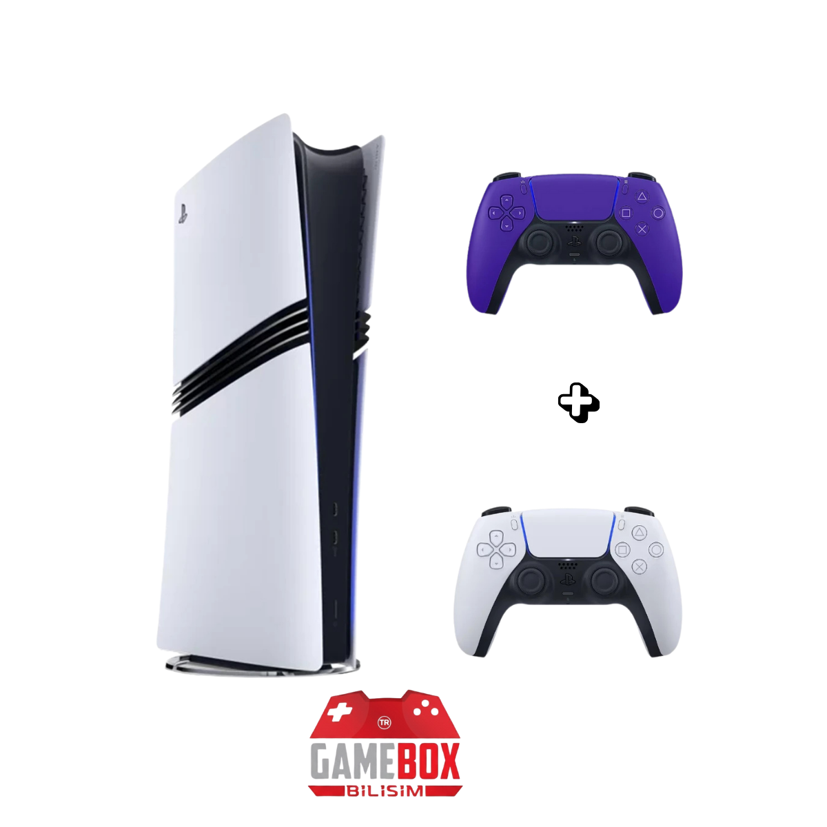 Sony PlayStation 5 Pro 2TB CFI7121 Avrupa Çift Kol Mor 