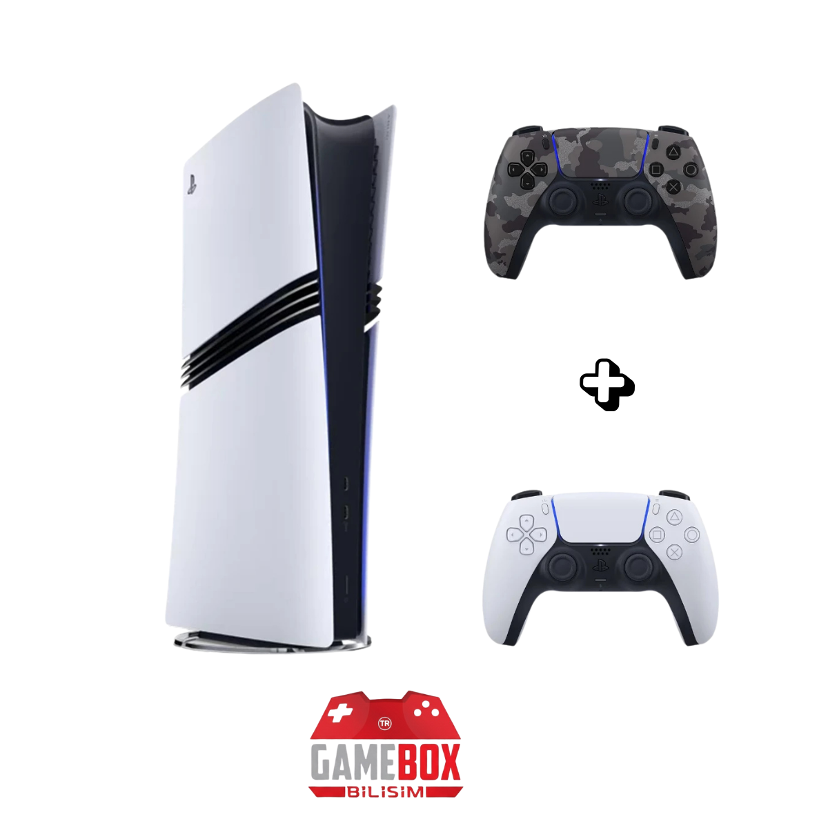 Sony PlayStation 5 Pro 2TB CFI7121 Avrupa Çift Kol Kamuflaj