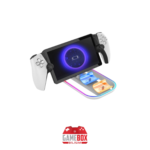 İpega PG-P5P03 3in1 Ps Portal/PS5 Dualsense RGB Şarj İstasyonu Dock