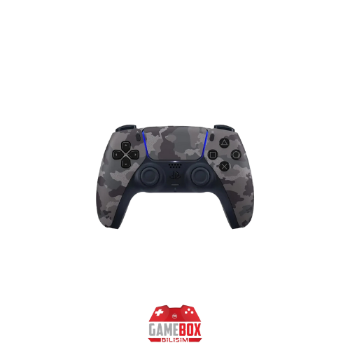 Sony PS5 DualSense Kablosuz Oyun Kolu – Gray Camouflage (Gri Kamuflaj)