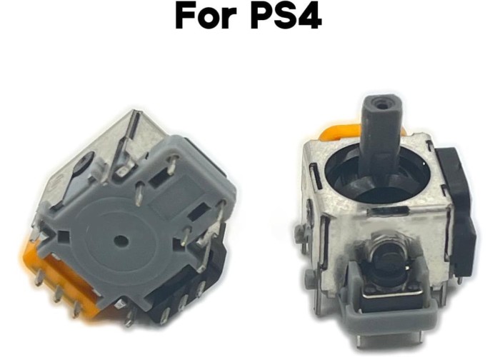 Playstation 4 V2 Uyumlu Manyetik Turuncu Analog Motor - Mıknatıslı Analog Motor (Hall Sensör)